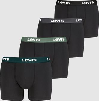 Levi's Repeat Logo Boxer Brief 4 pack - Mens - L - Black