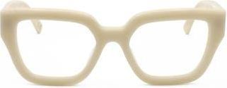 Marni 53mm Square Reading Glasses in White at Nordstrom Rack