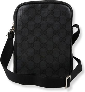 Gucci Essence Classic Mini Tas - Heren - Tassen - Zwart - Maat: ONE Size Leer