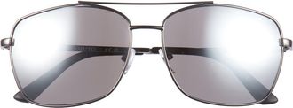 Vince Camuto 60mm Navigator Sunglasses in Gunmetal at Nordstrom Rack
