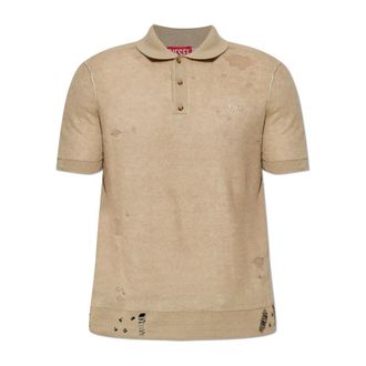 Diesel Polo Shirts, male, Beige, Size: 2XL K-Danny Polo