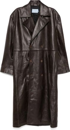 Achilles Ion Gabriel Cappotto in pelle - Marrone