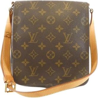 Louis Vuitton Pre-owned Musette Salsa Monogram Schoudertas - Dames - Vintage Schoudertas - Bruin - ONE Size - Vintage