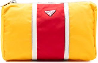 Prada Pre-owned Prada Tricolor Tessuto Zip Pouch BGSKUH9TIU1UTAEU