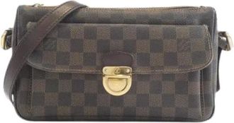 Louis Vuitton Pre-owned Cross Body Bags, female, Brown, Size: ONE SIZE Pre-owned Vintage Canvas Cross Body Bag