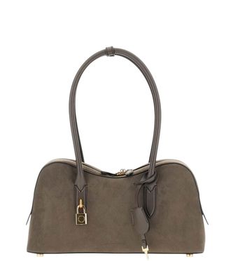 Stella McCartney Dark Grey Ryder Large Shoulder Bag
