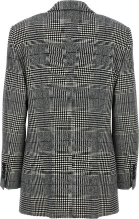 Dolce & Gabbana Womens Bicolor Wool Blazer Clothing