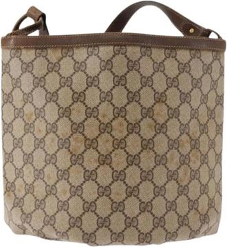Gucci Pre-owned Bucket Bags, female, Beige, Size: ONE SIZE Pre-owned Bucket Bag