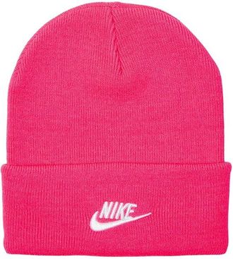 Nike Peak Futura Beanie Caps Hyper Pink/White, Nylon/Polyester