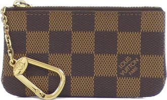 Louis Vuitton Ebene Coated Canvas Coin Purse/Coin Case (Pre-Owned)