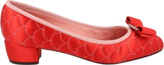 Ferragamo Vara Bow Satin Pumps