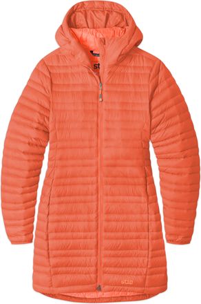 Stio | Womens Pinion Down Parka, Size Extra Extra Small in Cedar Blush