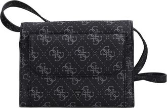 Guess Faux Leren Portemonnee Tas - Dames - Schoudertassen - Zwart - ONE Size - Leer - Tassen