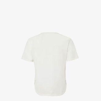 Fendi Logo-Print T-Shirt - Ivory