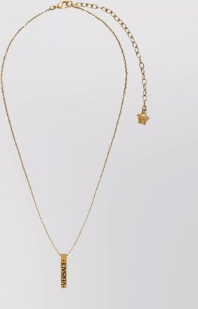 Versace metal pendant necklace