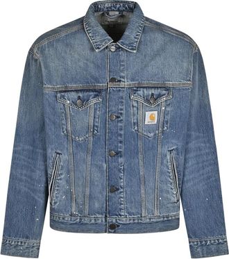 Carhartt Work in Progress Helston Jacket - Heren - Spijkerjassen - Blauw - XL - Denim - Jassen