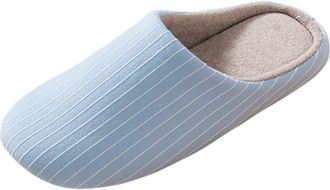 Generic Womens Winter Slippers, Womens Closed, Felt Slippers, Wool Comfortable Flat Slippers with Soft Rubber Sole, Winter Slippers, Cuddly Slippers, Indoor O