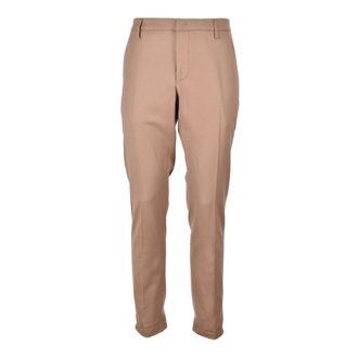 Dondup Broeken, Heren, Bruin, W36, Wol, Wollen Stretch Broek