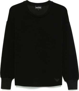 Emporio Armani Felpa in scuba - Nero