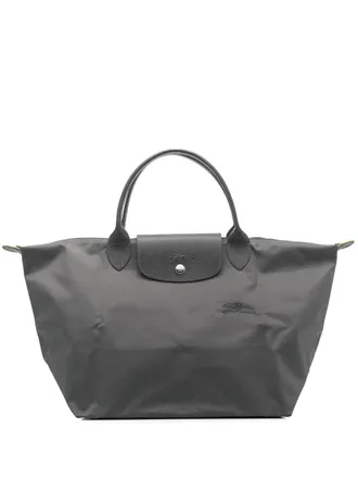 Longchamp Borsa tote Le Pliage media - Grigio