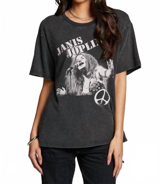 Chaser Janis Joplin Retro Tee In Stingray