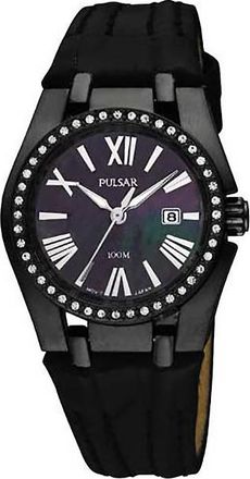 Pulsar Womens PXT689X1 Ladies Watch - Black - One Size