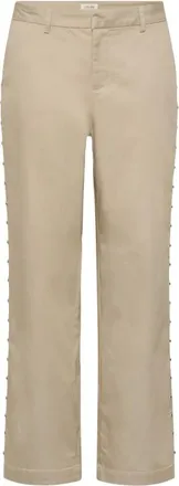 Cream Broeken, Dames, Beige, 2XL L32, Rechte broek