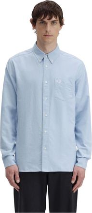 Fred Perry Camicia Oxford - - Shirts - Uomo - Blu - L