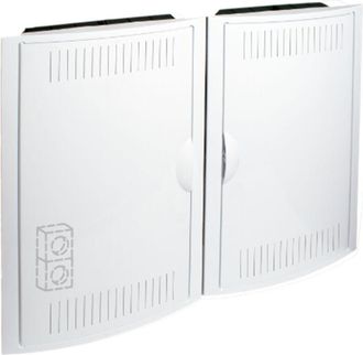 Solera Solera - Conjunto Ict Empotrar 2 Registros Con 2 Bases Puerta + Marco Blanco 5504/2b