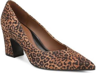 Naturalizer Ella Pointed Toe Pump in Chestnut Leopard at Nordstrom, Size 7.5