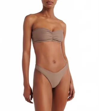 JADE Swim Ava Bandeau Bikini Top In Nude