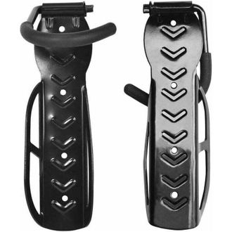 OEM Soporte De Pared Para Bicicletas (2 Unidades), Con Accesorios Y Gancho Para Bicicletas, Para Garaje O Taller (negro)