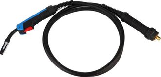 OEM Antorcha De Soldadura Mig/mag Mb15 Con Protecci&oacute;n De Gas, Conector Est&aacute;ndar Europeo, 3 M (9,8 Pies)