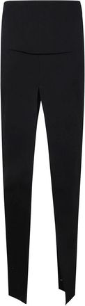 Rick Owens Asymmetrical Hem Broeken - Dames - Skinny broeken - Zwart - M - Broeken