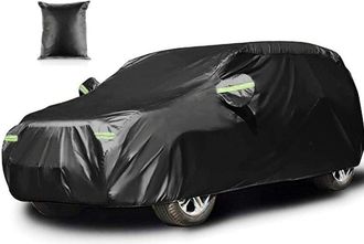 OEM Funda Impermeable Para Coche, Protecci&oacute;n Contra El Sol, La Nieve, El Polvo Y El Viento, Tama&ntilde;o Universal (4,85 X 1,9 X 1,85 M / Suv / 210t Negro)