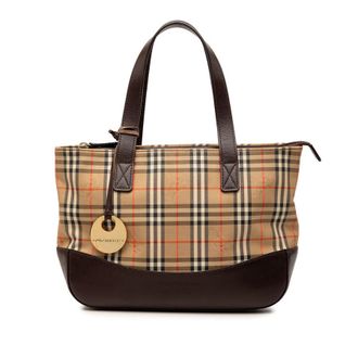 Burberry Pre-owned Burberry Haymarket Check Canvas Tote Ladies DZ09KFCT2HHDNZK8