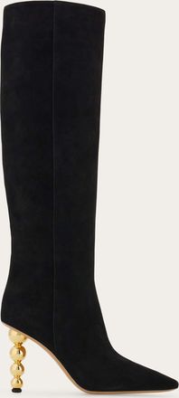 Ferragamo Women Spherical heel boot Black Size 10.5