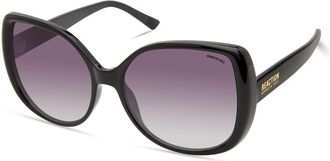 Kenneth Cole Womens Fashion Sunglasses - Black Resin - One Size