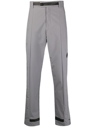 A-Cold-Wall* logo-plaque straight-leg trousers - Grey