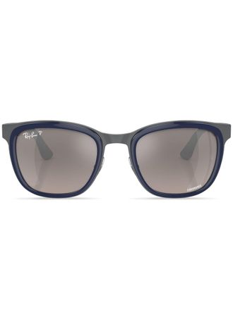 Ray-Ban Occhiali da sole Clyde tondi - Blu