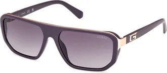 Guess GU00124 82A Mens Sunglasses Purple Size 59