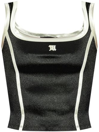 Misbhv Satijnen tanktop - Zwart
