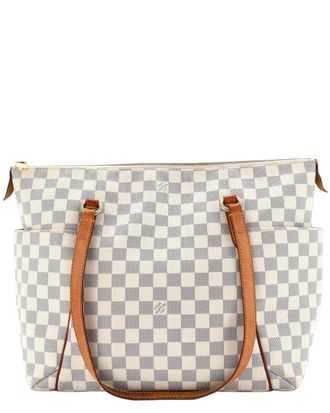 Louis Vuitton White Damier Totally Gm (Authentic Pre-Loved)