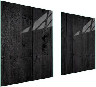 OEM Placa Protectora De Vidrio Para Estufa 85x52 Le&ntilde;a