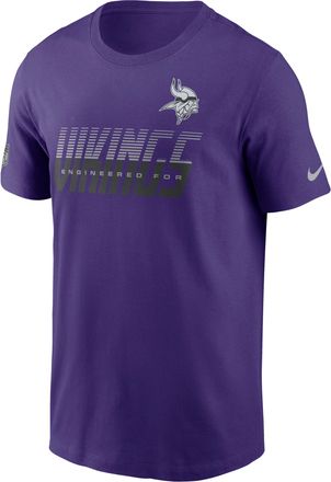 Nike Minnesota Vikings Sideline Team Issue Nike Mens Dri-FIT NFL T-Shirt in Purple | 02ET51L9M-TF9