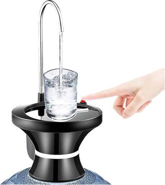 Trade Shop Trade Shop - Dispenser Erogatore DAcqua Rubinetto Con Base Per Boccioni Ricaricabile Usb