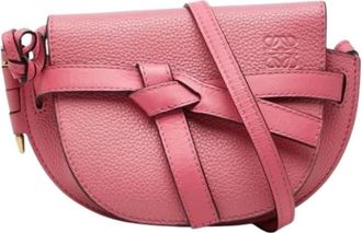 Loewe Pre-owned Shoulder Bag - Dames - Vintage Schoudertas - Roze - ONE Size - Leer - Vintage