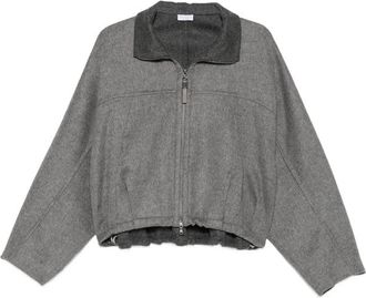Brunello Cucinelli Monili-embellished Zip-up Jacket