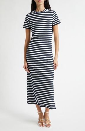 Ramy Brook Skye Stripe Maxi Dress in Navy Stripe at Nordstrom, Size Xx-Large