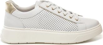 Nero Giardini Skipper-707 - Dames - Sneakers - Wit - 40 EU - Leer - Schoenen